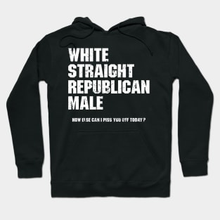 White Straight Republican Male Hoodie